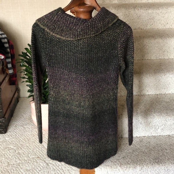 Prana Wool Hunter Tunic Sweater Dark Plum - Picture 7 of 9